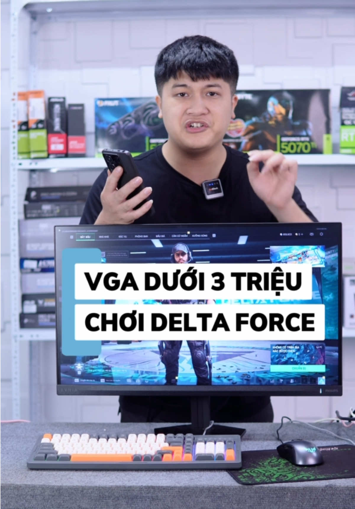 Top Card Đồ Họa Dưới 3 Triệu Cân Mượt Game Delta Force